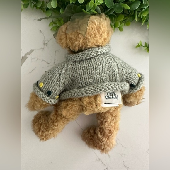 Ganz Cottage Collectibles 1998 Mitzie Bear Plush Stuffed Animal Brown 10"  Apple - Picture 5 of 6